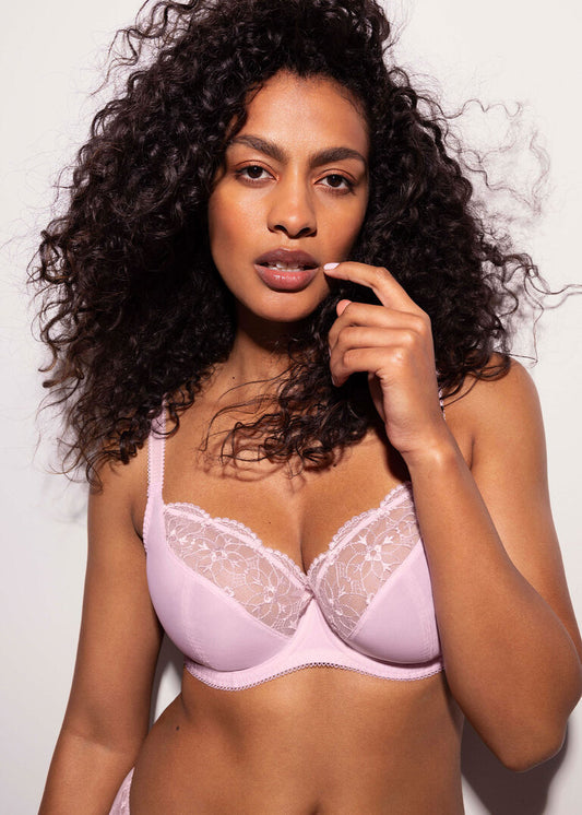 Hallie Pink Plunge Bra