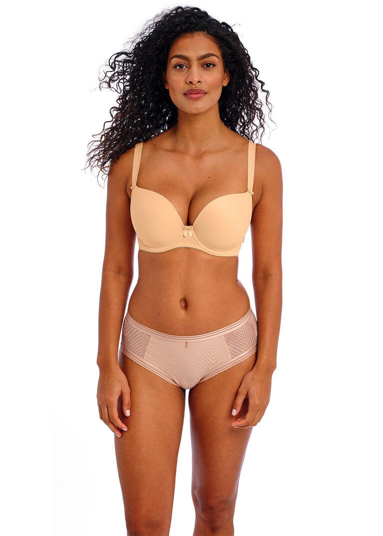 Deco Nude Plunge Bra