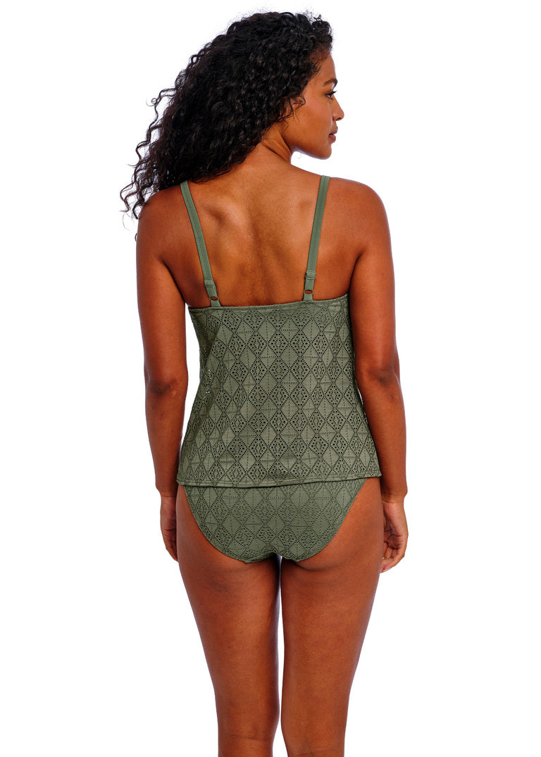 Nomad Nights Sage Plunge Tankini