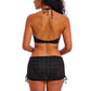 Nomad Nights Slip Costume Con Gonnellina Integrata Nero