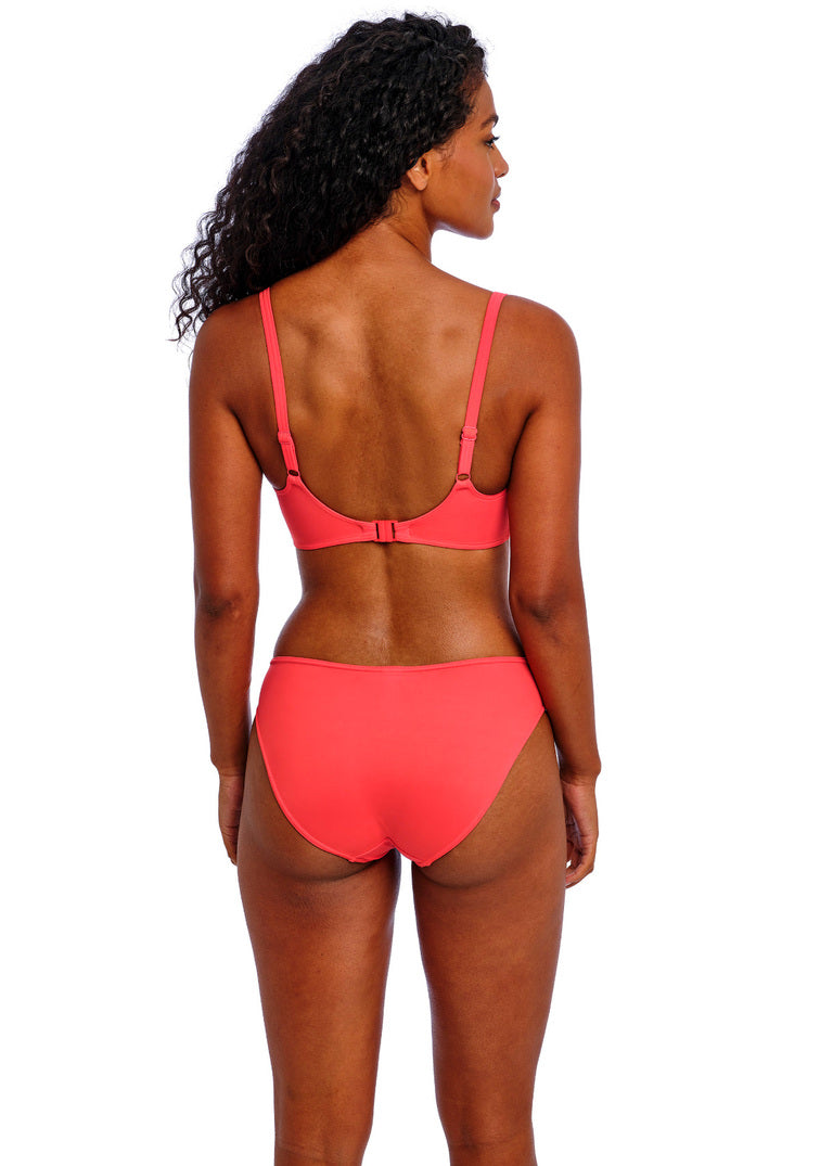 Jewel Cove Plain Sunset Sweetheart Bikini Top