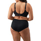 Elomi Downtime Bralette Senza Ferretto In Cotone Modal Traspirante Ideale Per Seni Abbondanti Nero