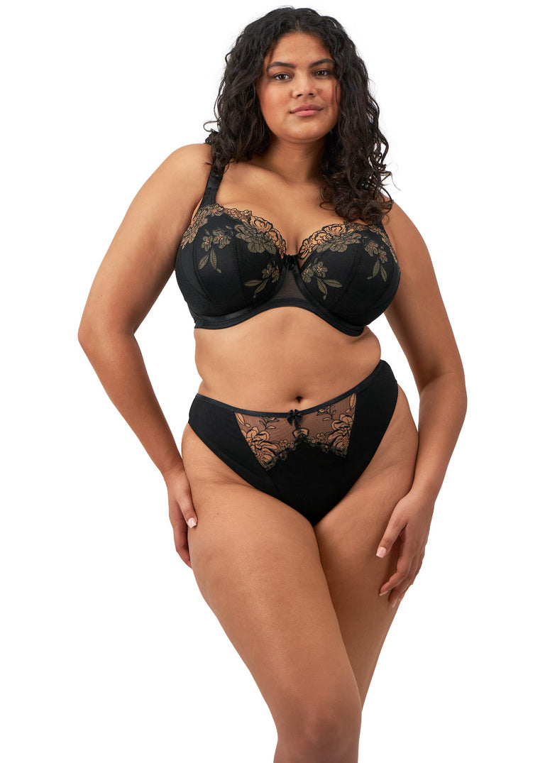 Teagan Reggiseno A Balconcino Con Ferretto E Coppe Preformate Nero