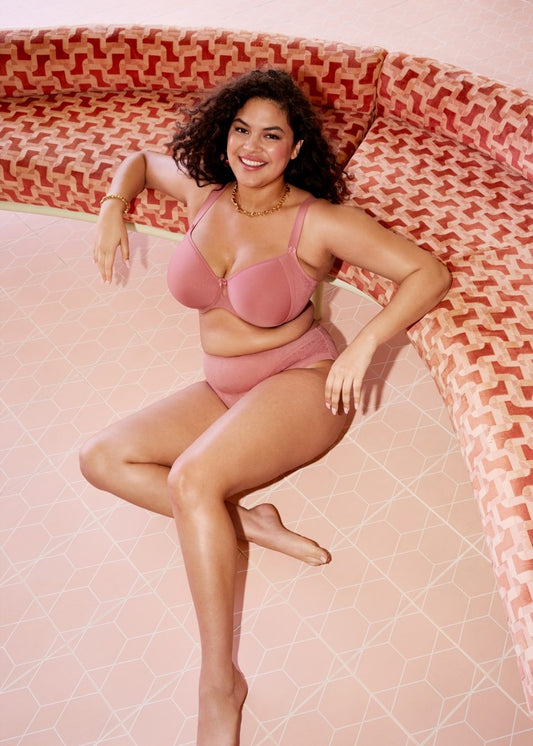 Nerina Reggiseno Con Ferretto E Coppa Microforata Spacer Dusty Rose