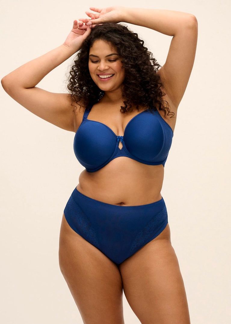 Elomi Nerina Reggiseno Con Ferretto E Coppa Microforata Spacer French Navy