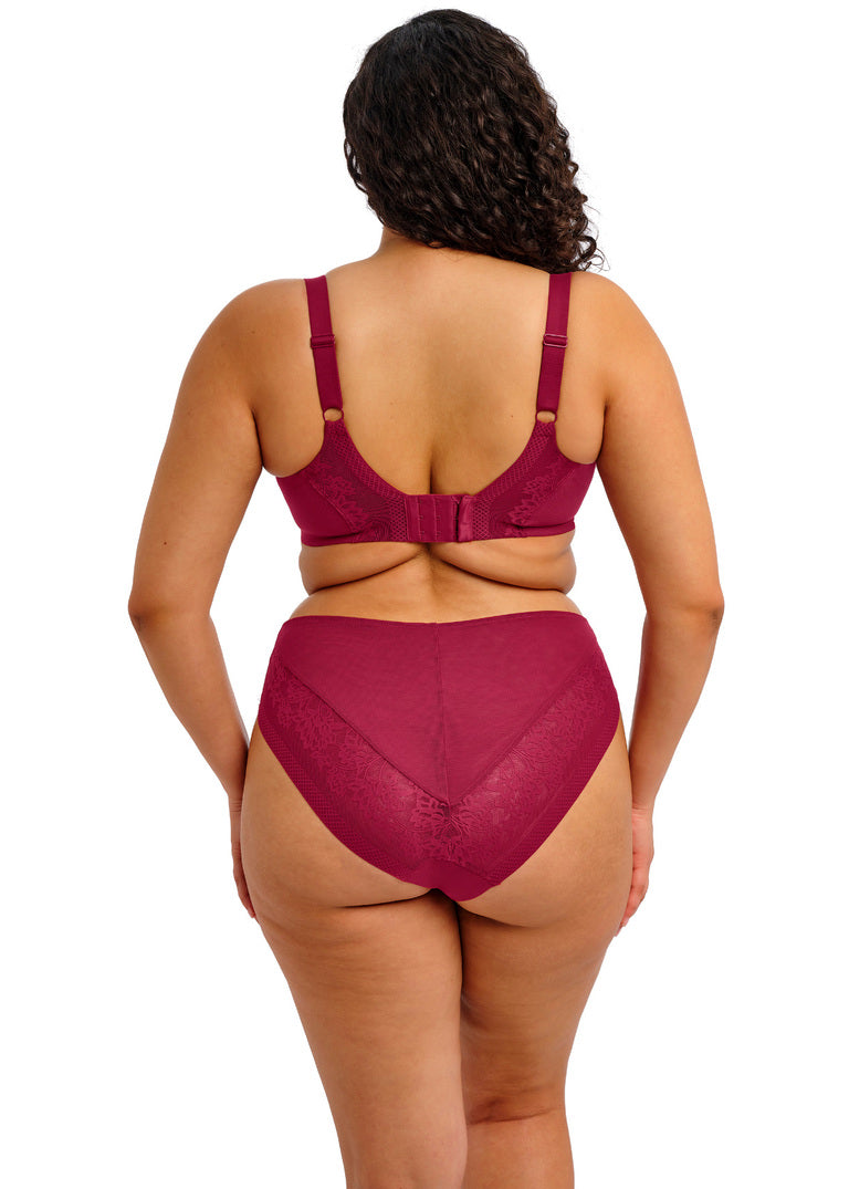 Nerina Slip A Vita Alta Leggermente Contenitivo Anche Taglie Curvy Rouge