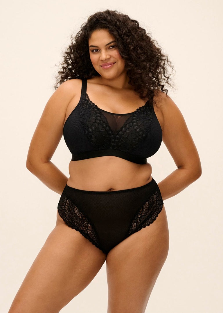 Elomi Tiernie Reggiseno Senza Ferretto Con Coppe Soft Nero