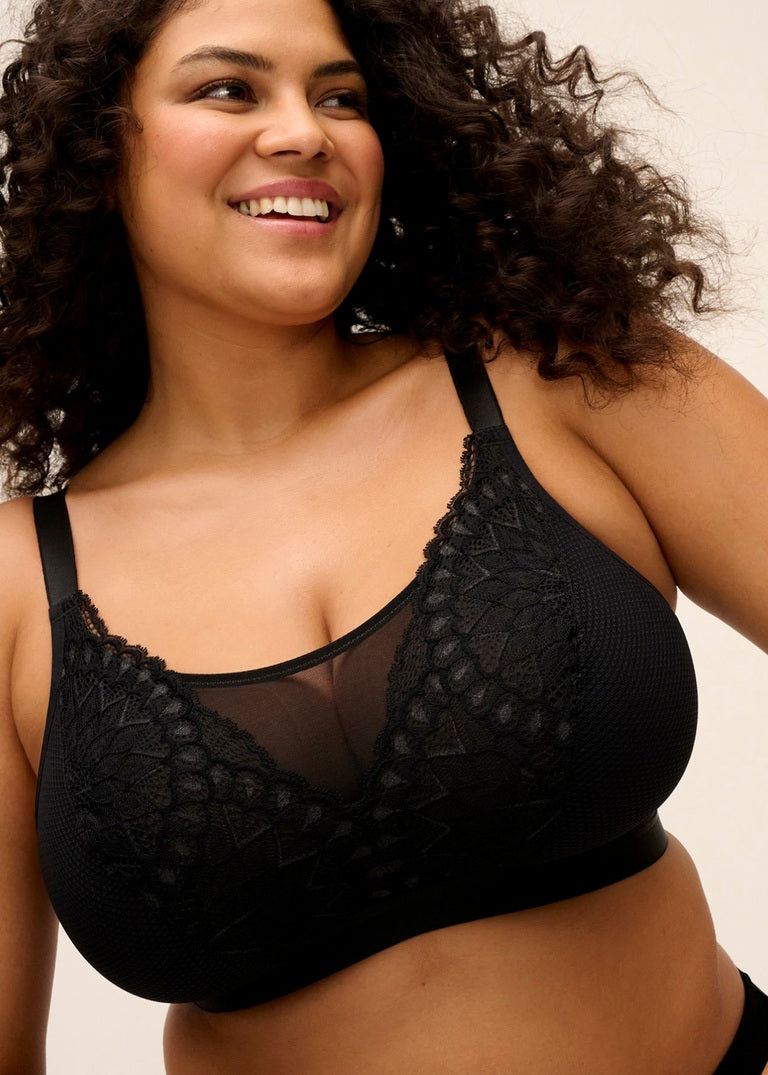 Elomi Tiernie Reggiseno Senza Ferretto Con Coppe Soft Nero