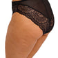 Elomi Tiernie Slip A Vita Alta Con Inserti In Pizzo Nero
