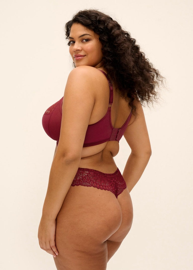 Elomi Tiernie Tanga A Vita Alta Tibetan Red
