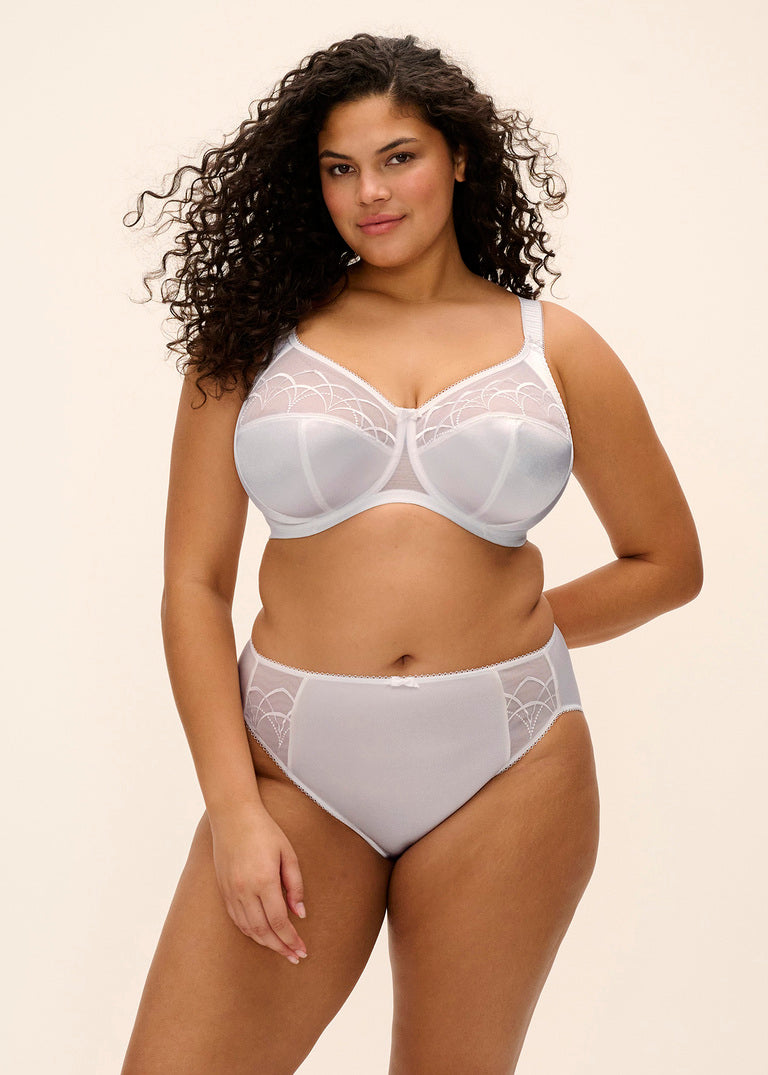 Cate Reggiseno Con Ferretto E Coppe Soft Ricamate Bianco