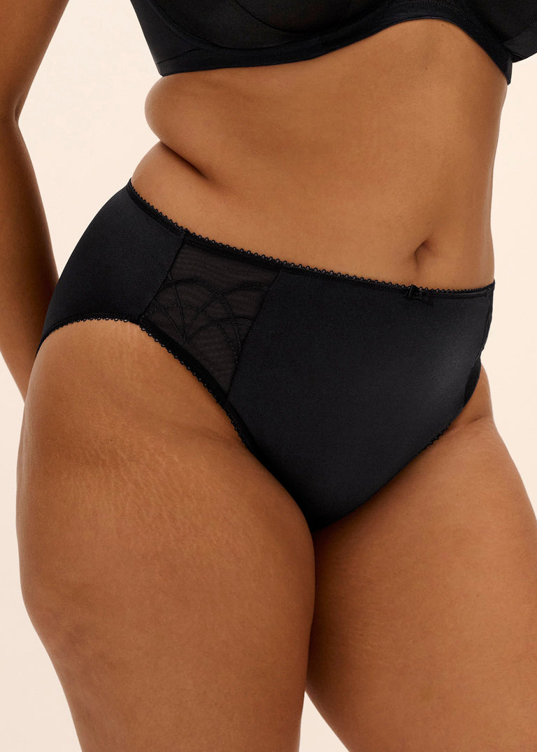 Cate Slip A Vita Alta Leggermente Contenitivo Anche Taglie Curvy Nero