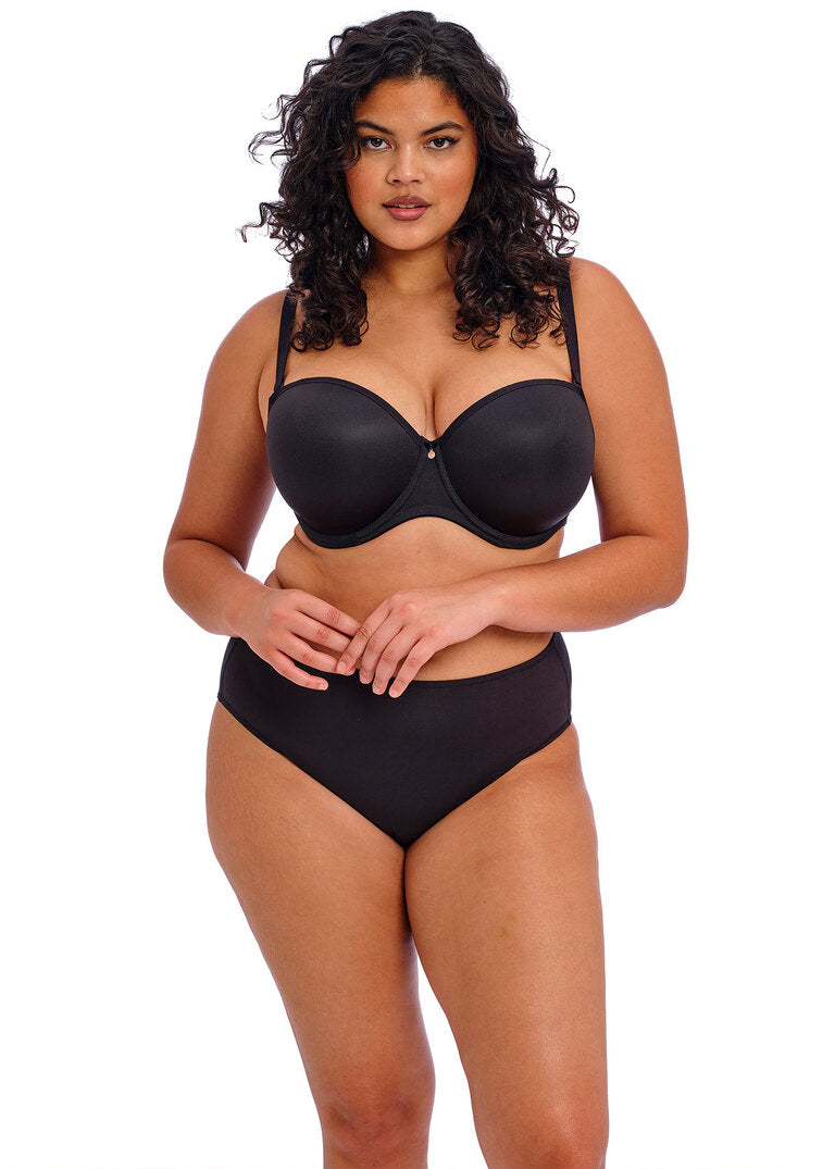 Smooth Reggiseno A Fascia Con Ferretto E Coppe Preformate Nero