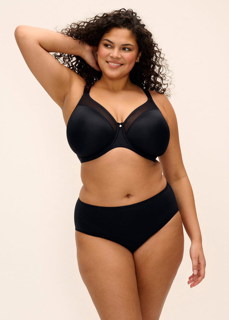 Reggiseno Minimizer Smooth Coppa Liscia Modellante con Ferretto Nero