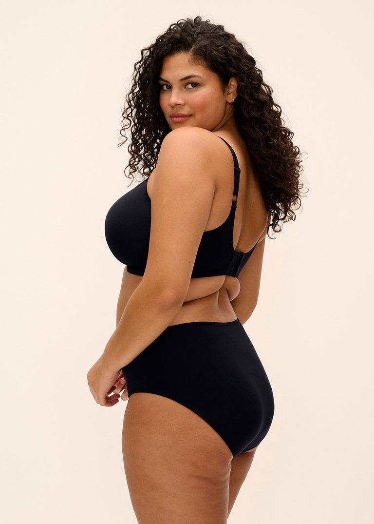 Reggiseno Minimizer Smooth Coppa Liscia Modellante con Ferretto Nero