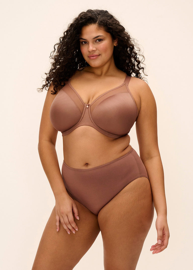 Reggiseno Minimizer Smooth Coppa Liscia Modellante con Ferretto Cappuccino