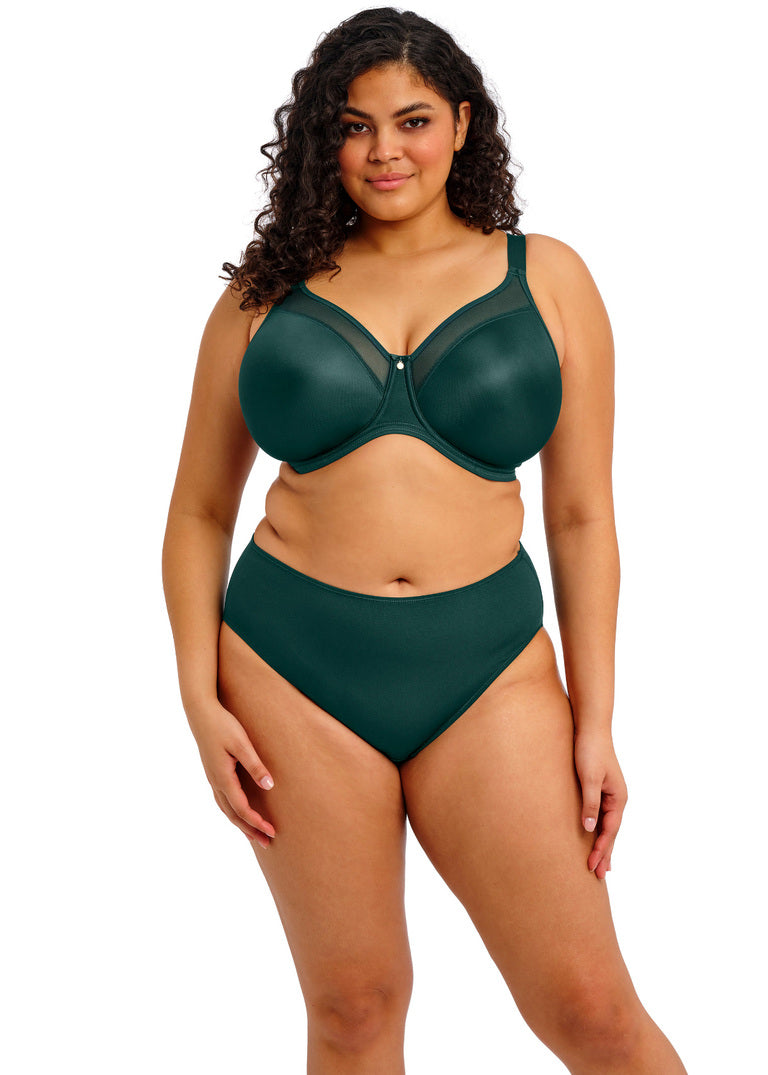 Reggiseno Minimizer Smooth Coppa Liscia Modellante con Ferretto Verde Smeraldo