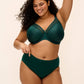 Elomi Smooth Reggiseno Minimizer Con Ferretto E Coppa Liscia Verde Smeraldo