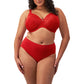 Elomi Smooth Reggiseno Minimizer Con Ferretto E Coppa Liscia Rosso