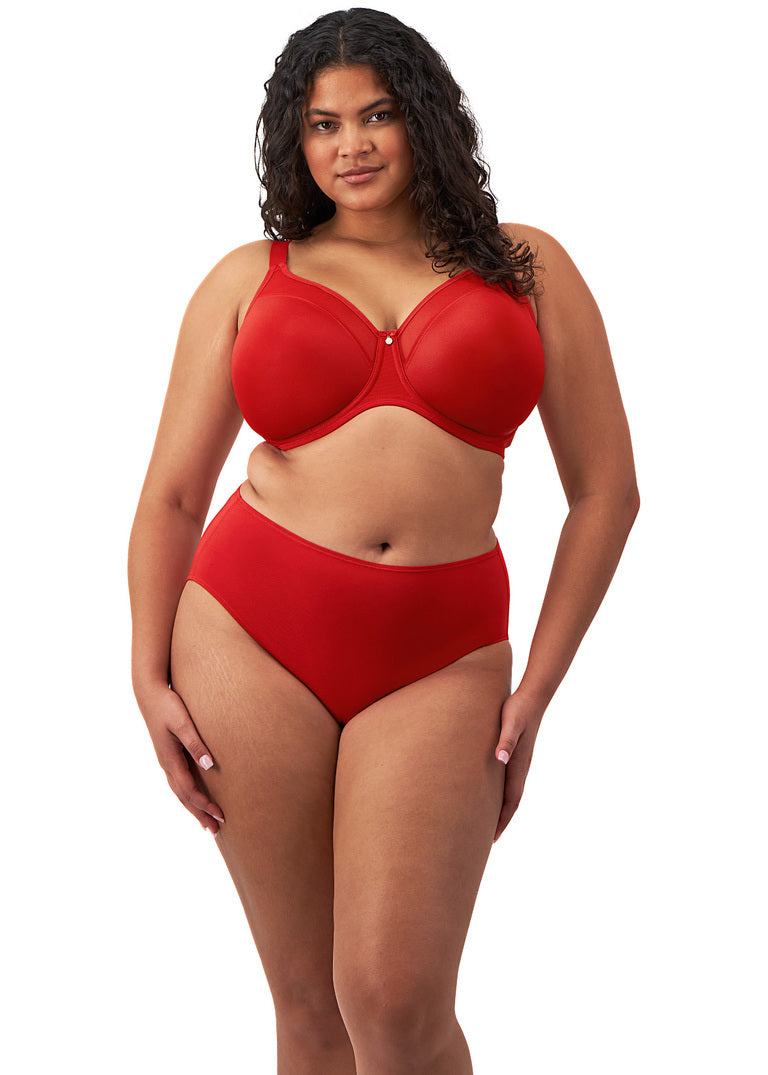 Reggiseno Minimizer Smooth Coppa Liscia Modellante con Ferretto Rosso