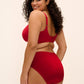 Elomi Smooth Reggiseno Minimizer Con Ferretto E Coppa Liscia Rosso