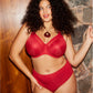 Elomi Smooth Reggiseno Minimizer Con Ferretto E Coppa Liscia Rosso