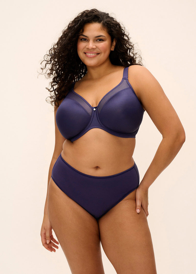 Reggiseno Minimizer Smooth Coppa Liscia Modellante con Ferretto Blue Midnight