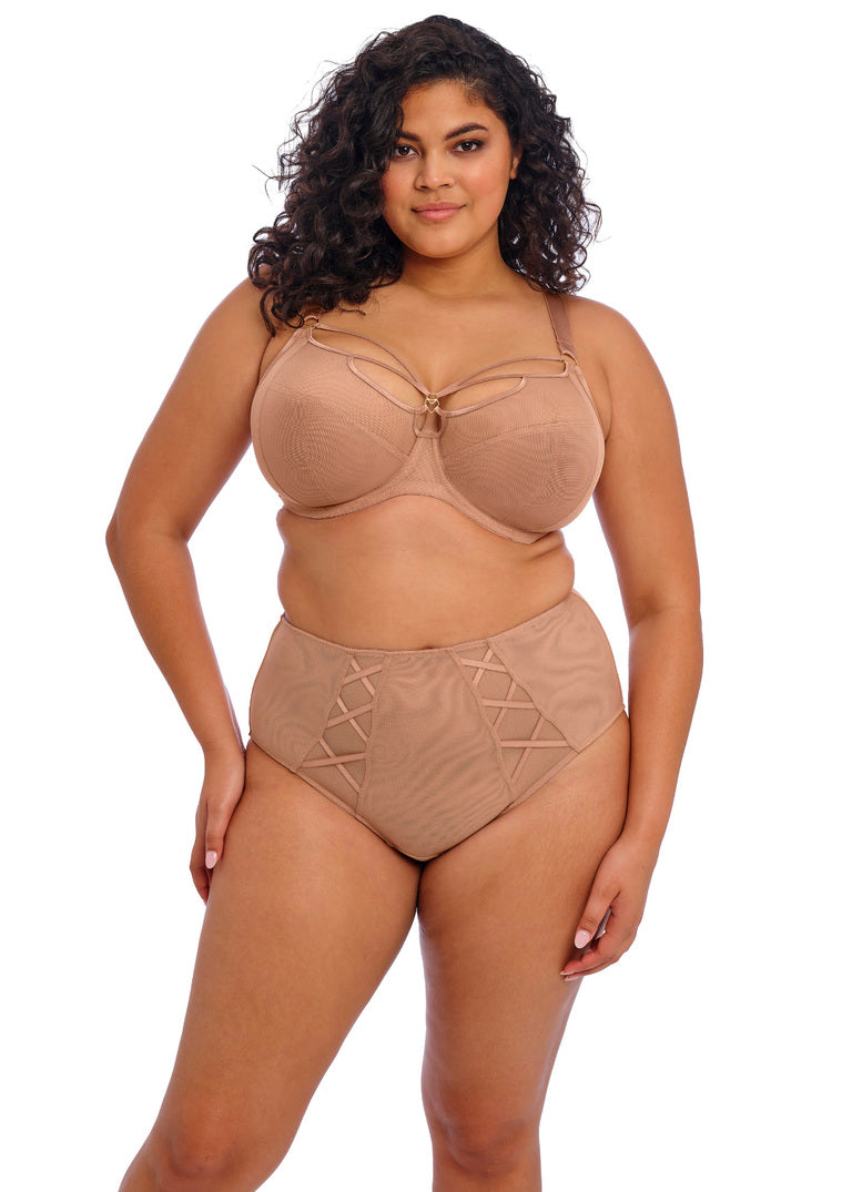 Sachi Reggiseno Con Ferretto E Coppe Soft Ricamate E Collegate Cafe Au Lait