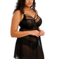 Elomi Sachi Sottoveste Con Reggiseno Soft Con Ferretto Incorporato Nero