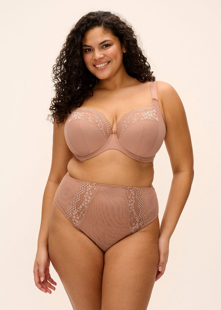 Elomi Lucie Reggiseno Semi Soft Con Coppe Morbide E Ferretto Mocha