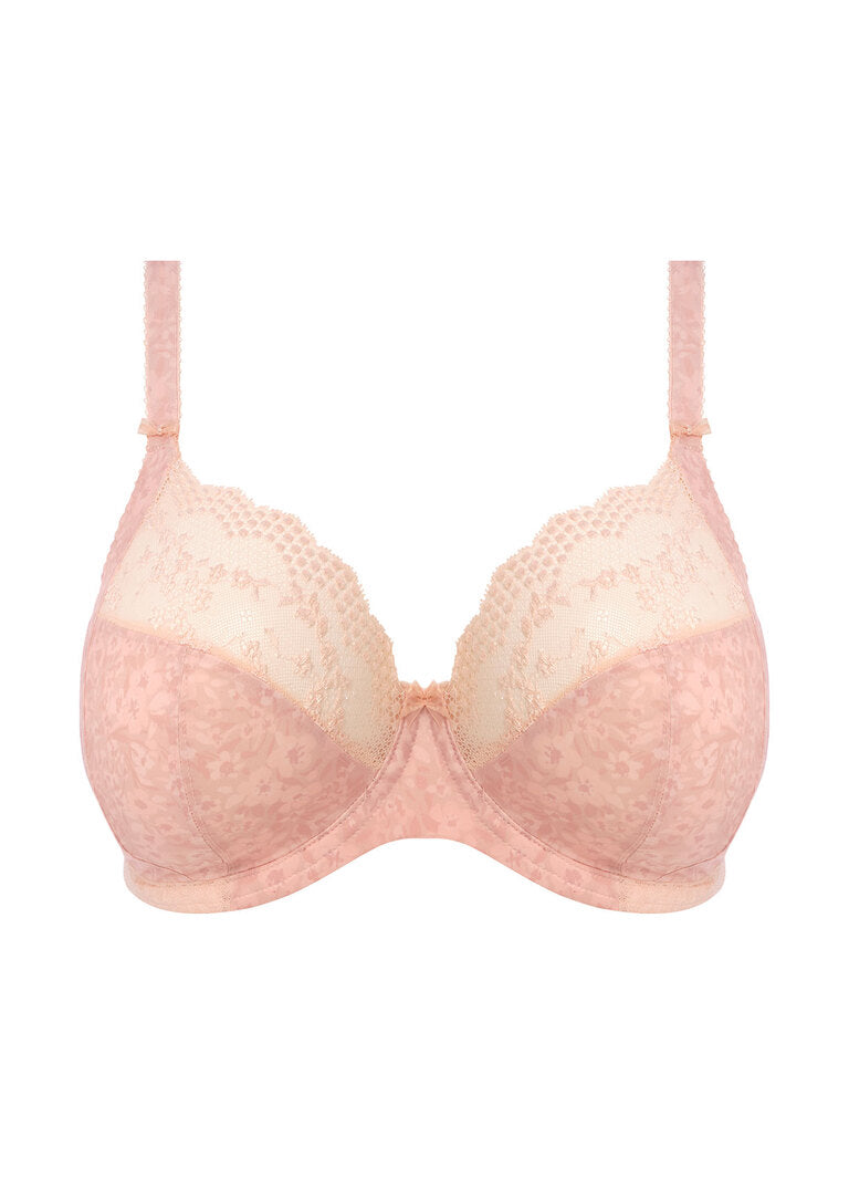 Lucie Pale Blush UW Plunge Bra-Stretch