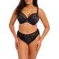 Lucie Slip A Vita Alta Con Dettagli In Pizzo Nero