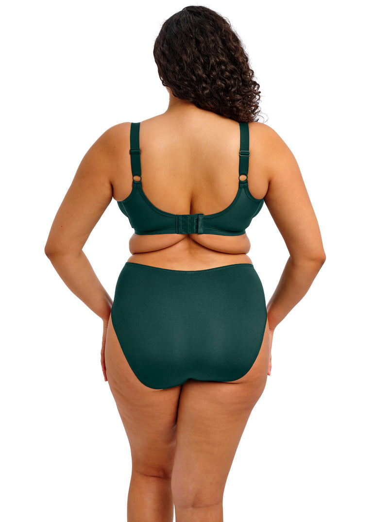 Smooth Slip In Cotone A Vita Alta Verde Smeraldo