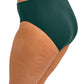 Smooth Slip In Cotone A Vita Alta Verde Smeraldo