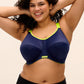 Elomi Energise Reggiseno Sportivo con Ferretto ad Alto Sostegno Blu Navy
