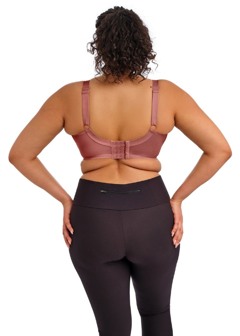Reggiseno Sportivo Energise con Ferretto ad Alto Sostegno Rosewood