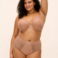 Elomi Matilda Reggiseno Plunge Bra Ideale per Coppe Abbondanti con J-hook Cafe Au Lait
