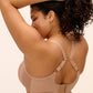 Elomi Matilda Reggiseno Plunge Bra Ideale per Coppe Abbondanti con J-hook Cafe Au Lait