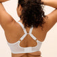 Elomi Matilda Reggiseno Plunge Bra Ideale Per Coppe Abbondanti con J-hook Bianco