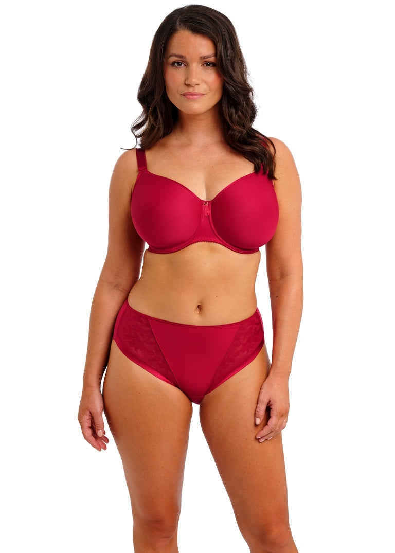 Rebecca Essential Reggiseno Con Ferretto E Coppe Microforate Spacer Rosso