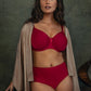 Rebecca Essential Reggiseno Con Ferretto E Coppe Microforate Spacer Rosso