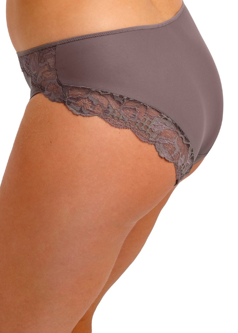 Slip Reflect A Vita Bassa con Pizzo e Microfibra Taglio Laser Warm Ombre