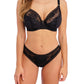 Fusion Lace Reggiseno Con Ferretto E Coppe Leggermente Imbottite Rivestite In Pizzo Nero