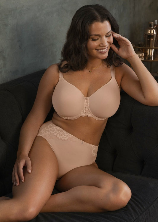 Emmaline Reggiseno Con Ferretto E Coppe Microforate Spacer Natural Beige