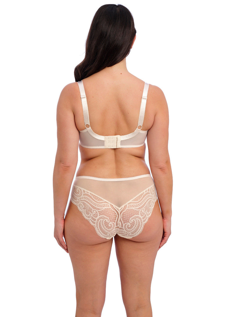 Cerys Cream and Pink Side Support Bra