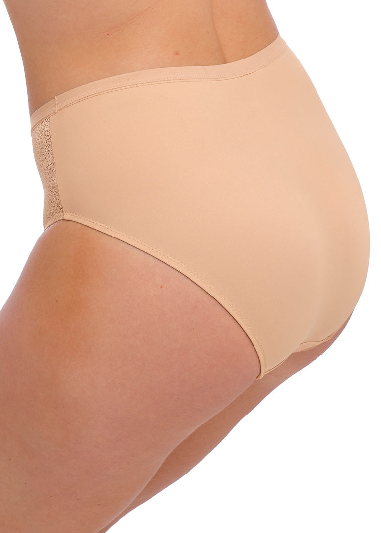 Demure Slip A Vita Alta Leggermente Contenitivi Nude