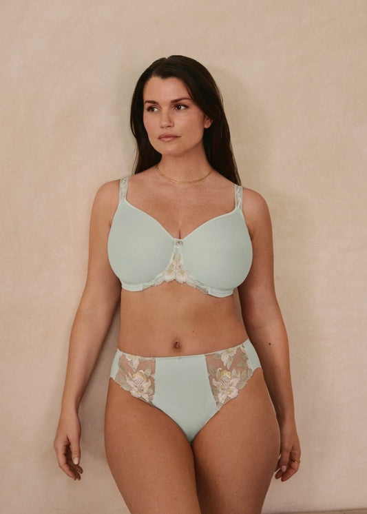 Magdalena Reggiseno Con Ferretto E Coppe Microforate Spacer Vintage Green