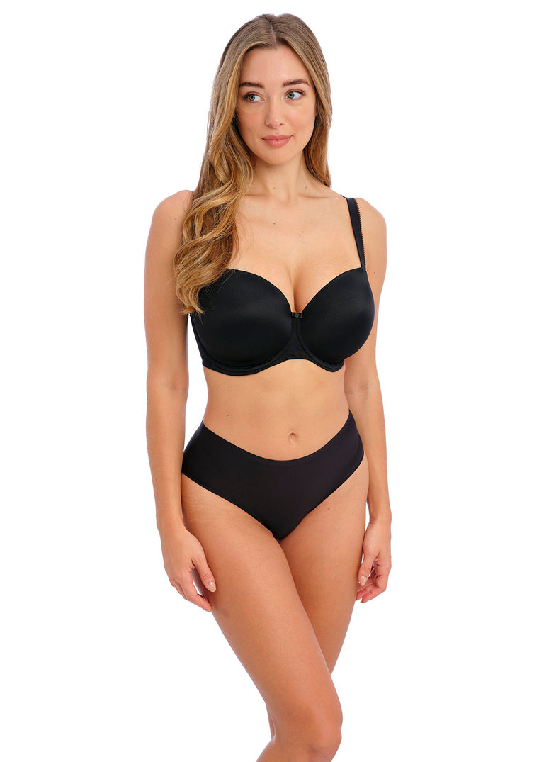 Smoothease Black Moulded Shirt Bra