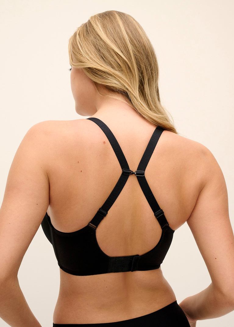 Aura Reggiseno Con Ferretto E Coppe Preformate Nero
