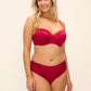 Fantasie Illusion Reggiseno Liscio e Minimizer con Ferretto e Side Support Rosso